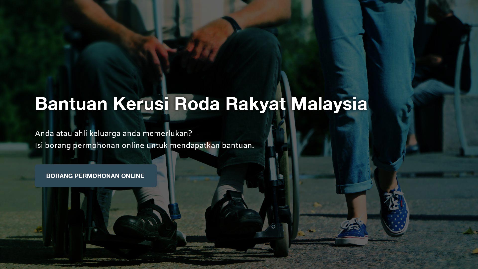 Bantuan Kerusi Roda Rakyat Malaysia daripada Persatuan Kesejahteraan Rakyat Malaysia